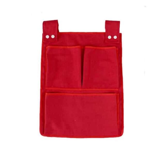 Bolsa almacenamiento para cuna color rojo