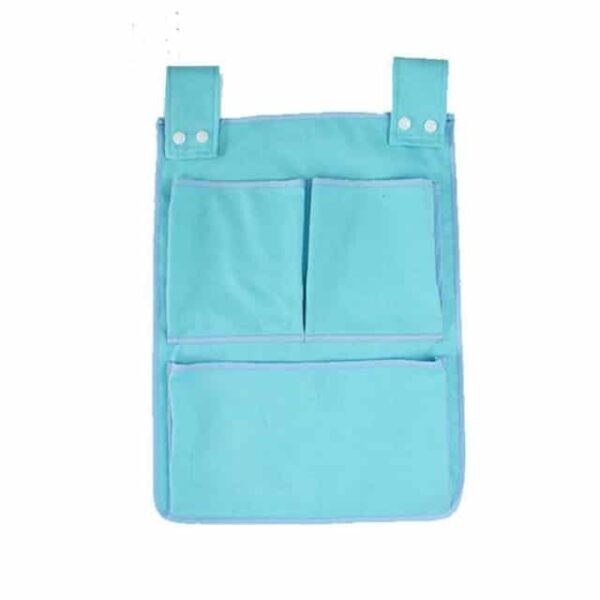 Bolsa almacenamiento para cuna color azul turquesa