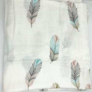 Muselina para bebe de fibra de bambú y algodón con dibujos y colores con tamaño 120 x 120 cm (varios colores) - Imagen 12