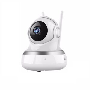 Vigilabebes rotativo con cámara HD WiFi de seguridad con soporte y sistema de detección de movimiento y visión nocturna - Imagen 2