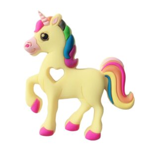 Mordedores para bebe de silicona en forma de animales para masticar (Unicornio, Buho y Donut Rosquilla - Varios colores disponibles) - Imagen 5