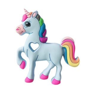 Mordedores para bebe de silicona en forma de animales para masticar (Unicornio, Buho y Donut Rosquilla - Varios colores disponibles) - Imagen 6