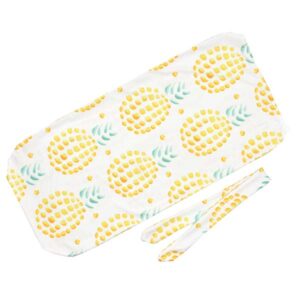 Muselina manta para bebe recien nacido (Osos, Flores y Piñas - Varios colores) - Imagen 6