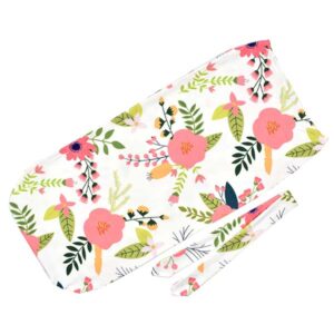 Muselina manta para bebe recien nacido (Osos, Flores y Piñas - Varios colores) - Imagen 9