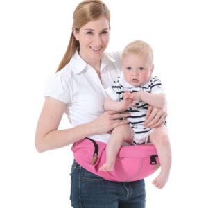 Portabebes en forma de cinturón adaptable y acolchado de gran capacidad de 3 - 18 meses y hasta 18 kg - Imagen 2
