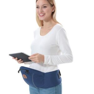 Portabebes en forma de cinturón adaptable y acolchado de gran capacidad de 3 - 18 meses y hasta 18 kg - Imagen 8