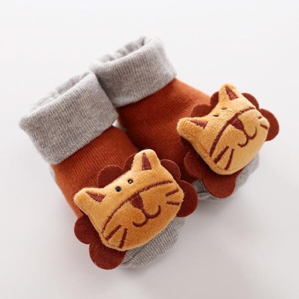 Calcetines bebe dibujos animados tigre 6 o 12 meses