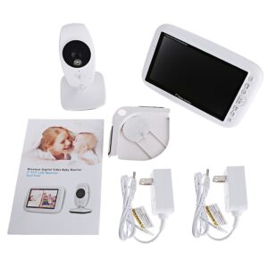 7 0 pulgadas Baba electr nica Baby Monitor ir noche visi n 4 Lullaby temperatura Monitor 5