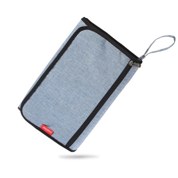 Alfrombilla cambiador portatil bebe color azul cielo