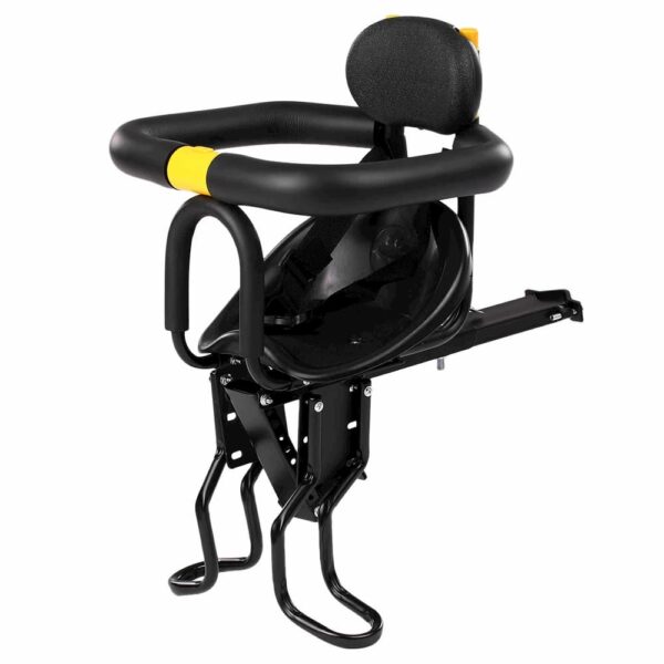 Asiento de seguridad para bicicleta para niños color negro