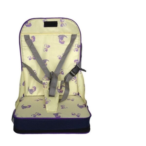 Trona portatil bebe color amarillo con anclaje