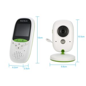 Vigilabebes Nanny radio niñera de 2.0 pulgadas LCD IR con cámara de visión nocturna y sensor de temperatura - Imagen 6