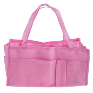 Bolsa portátil plegable con asas de algodón multifuncional para mamá (varios colores) - Imagen 8