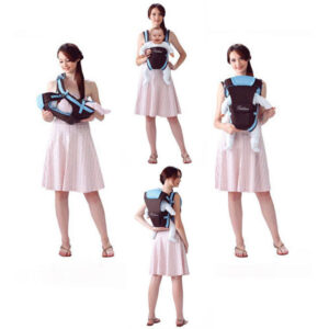 Portabebes forma canguo de  0-30 meses con diseño ergonómico y mochila con cierre frontal multifuncional (varios colores) - Imagen 3