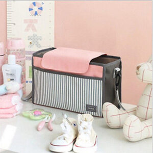 Bolso maternidad multifuncional y compartimento para pañales para madres con sistema colgante - Imagen 7