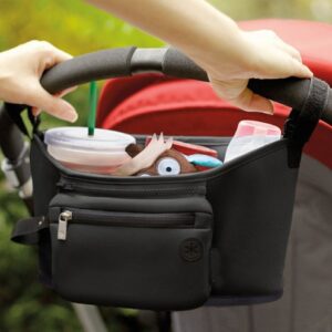 Bolso para cochecito de bebé con compartimento para pañal, biberón y accesorios de viaje - Imagen 2
