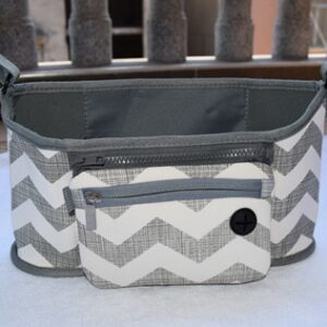Bolso para cochecito de bebé con compartimento para pañal, biberón y accesorios de viaje - Imagen 9