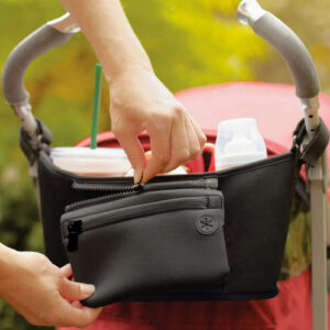 Bolso para cochecito de bebé con compartimento para pañal, biberón y accesorios de viaje - Imagen 5