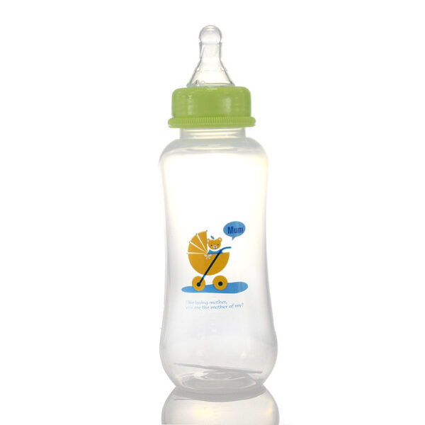 Biberón anticólicos color verde 280 ml