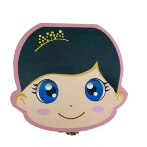 Cajita de madera con cara de niña - Imagen 4