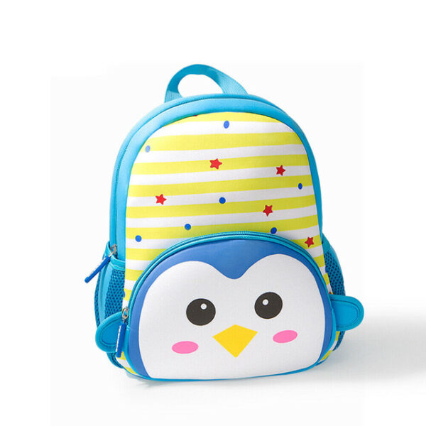 Mochila para guardería niño pájaro azul