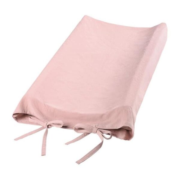 Funda cambiador bebe basico tela color rosa