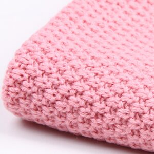 Manta para bebe de algodón orgánico de 100 x 80 cm para cama o cuna de bebe (varios colores) - Imagen 5