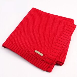 Manta para bebe de algodón orgánico de 100 x 80 cm para cama o cuna de bebe (varios colores) - Imagen 7