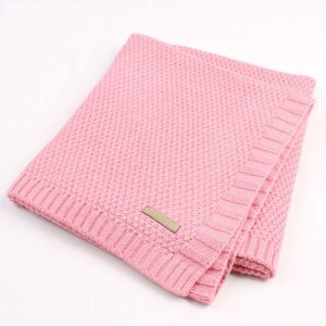 Manta para bebe de algodón orgánico de 100 x 80 cm para cama o cuna de bebe (varios colores) - Imagen 8