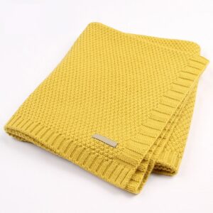 Manta para bebe de algodón orgánico de 100 x 80 cm para cama o cuna de bebe (varios colores) - Imagen 9