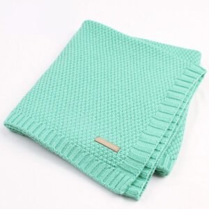 Manta para bebe de algodón orgánico de 100 x 80 cm para cama o cuna de bebe (varios colores) - Imagen 12
