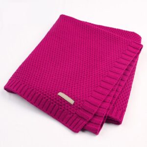 Manta para bebe de algodón orgánico de 100 x 80 cm para cama o cuna de bebe (varios colores) - Imagen 13