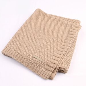 Manta para bebe de algodón orgánico de 100 x 80 cm para cama o cuna de bebe (varios colores) - Imagen 14