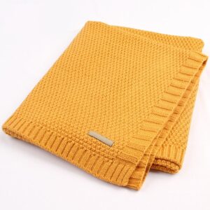 Manta para bebe de algodón orgánico de 100 x 80 cm para cama o cuna de bebe (varios colores) - Imagen 17