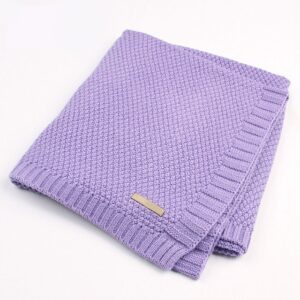 Manta para bebe de algodón orgánico de 100 x 80 cm para cama o cuna de bebe (varios colores) - Imagen 19