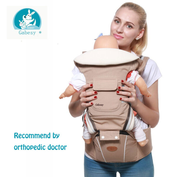Mochila Portabebes Gabesy con transporte ergonómico multifuncional a partir de 3 meses (varios colores)