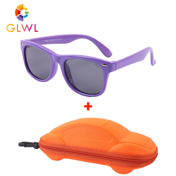 Gafas de sol polarizadas para bebe color lila basic