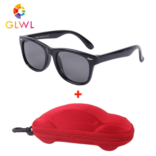Gafas de sol polarizadas para bebe color negro basic