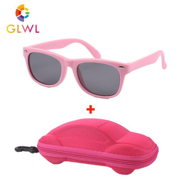 Gafas de sol polarizadas para bebe color rosa basic