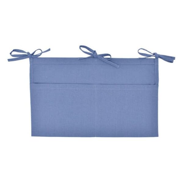 Guardapañales para bebe de tela color azul