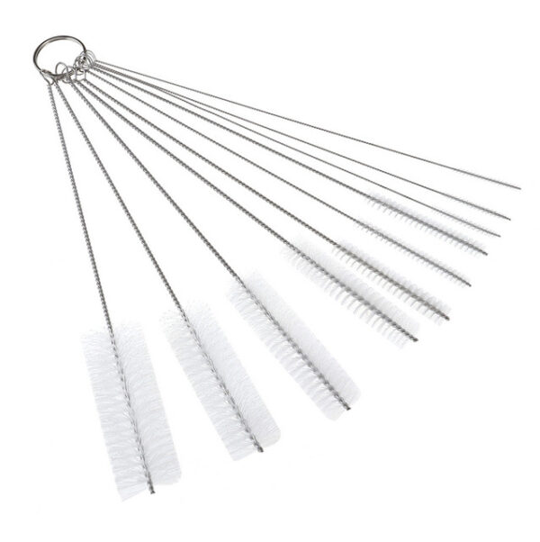 Limpiador de brochas para biberón color blanco