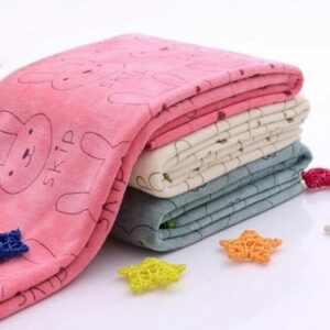 Manta de bebe de dibujos animados de conejos para cama (Varios colores) - Imagen 4