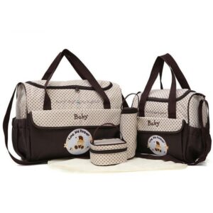 Bolso Maternidad multifunción organizador portapañales y cambiador con soporte para cochecito - Imagen 5