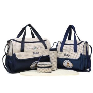 Bolso Maternidad multifunción organizador portapañales y cambiador con soporte para cochecito - Imagen 4
