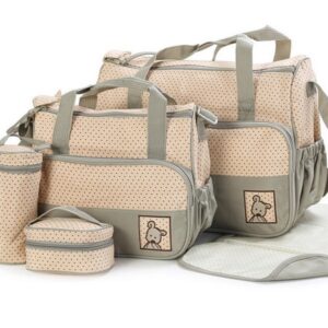 Bolsa de Maternidad para Bebe de 5 piezas con compartimento para pañales y soporte para cochecito - Imagen 2