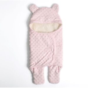 Arrullo de bebe en forma de manta de oso suave para recién nacidos para invierno (Varios colores disponibles) - Imagen 2