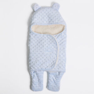 Arrullo de bebe en forma de manta de oso suave para recién nacidos para invierno (Varios colores disponibles) - Imagen 7
