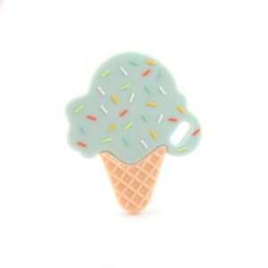 Mordedores de silicona en forma de cucurucho de helado para bebes (Varios Colores) - Imagen 3