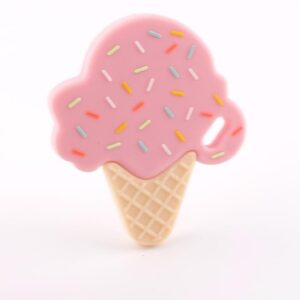 Mordedores de silicona en forma de cucurucho de helado para bebes (Varios Colores) - Imagen 5