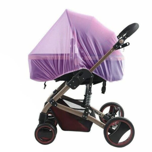 Mosquitera cochecito universal color rosa